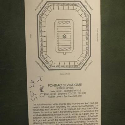 Super Bowl XVI Stadium Ticket (Item 159)