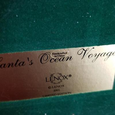 Lenox 2001 Santas Ocean Voyage legacy