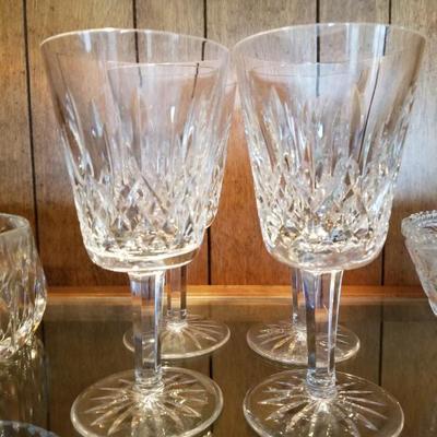 Waterford crystal wine glass set of 4