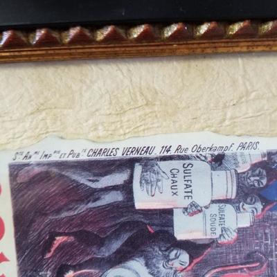 Vintage railroad ad contrexeville by manuel orazi