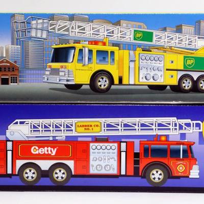 1999 BP + 2001 Getty FIRE TRUCK MODELS - NIB - Set of 2
