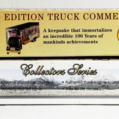 2x 2000 MILLENNIUM Collector's Series Mobil & 20th Century TRUCKS Models