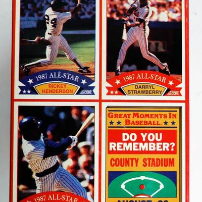 1988 + 1989 Score Major League Baseball Cards - 2 Packs Complete