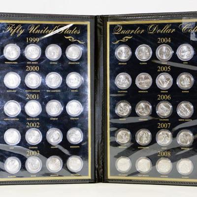 United States 50 State Quarters Collection 1999-2008 in Album