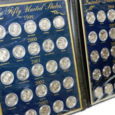 United States 50 State Quarters Collection 1999-2008 in Album
