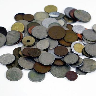 Vintage International COINS LOT - 1 Lb. Bag