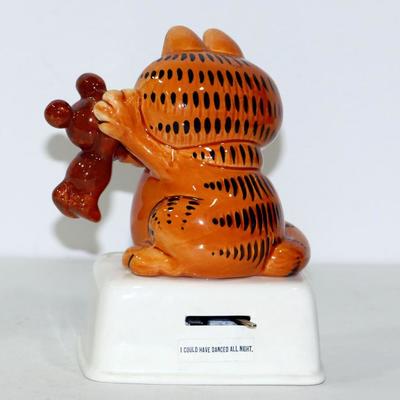 Vintage Enesco Garfield Music Box - Made in Japan