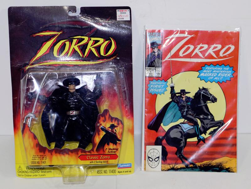 vintage zorro action figure