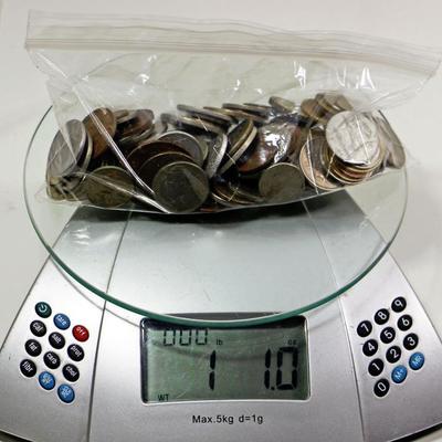 Lot of Vintage International Coins - 1 lb. Bag