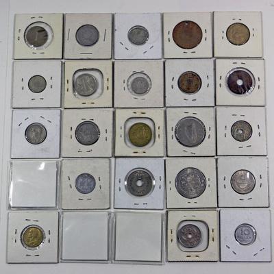 Lot of 25 Vintage Coins - International Coins lot