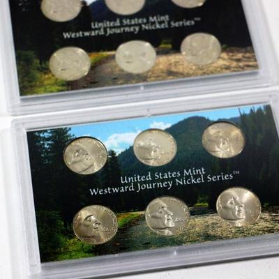 US MINT 2004 + 2005 Westward Journey Nickle Series Coin Set - Mint