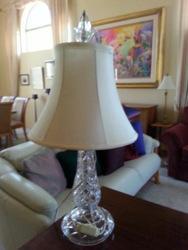 Waterford Crystal Lamp
