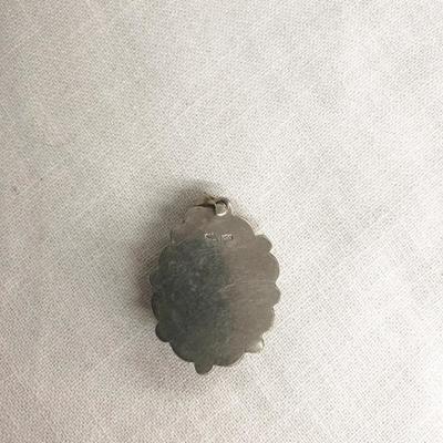 925 Silver Blue Stone Pendant (Item 903)