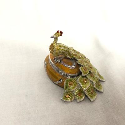 Peacock Jewelry Box (Item 906)