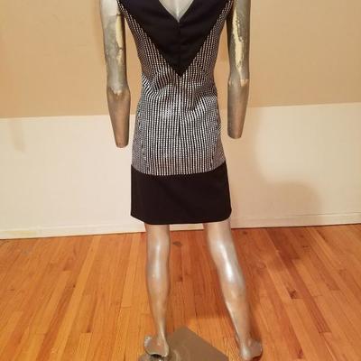 Versace Collection Blk/Wht Ensemble Medusa head metal buttons