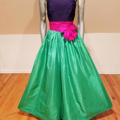 Vtg Haute Couture Rare Nina Ricci Paris $7,600 Red Carpet Gown