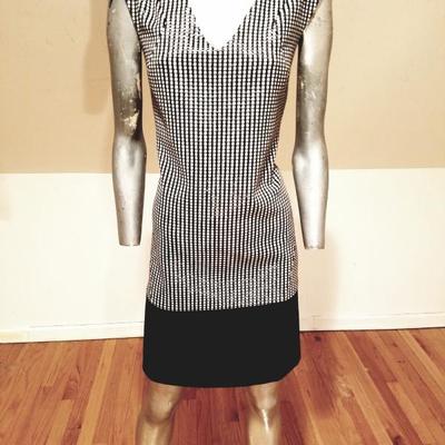 Versace Collection Blk/Wht Ensemble Medusa head metal buttons