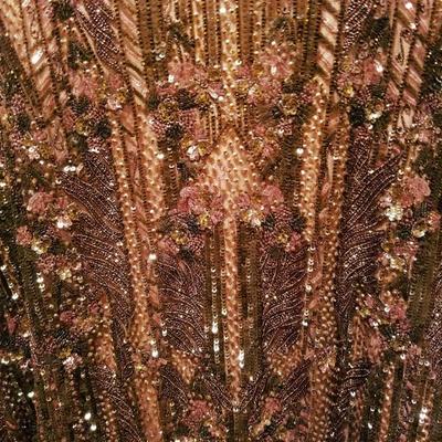 Couture Randi Rahm Designer to the stars silk custom beaded Opera jacket
