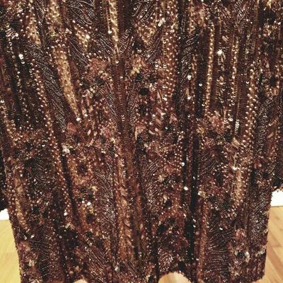 Couture Randi Rahm Designer to the stars silk custom beaded Opera jacket
