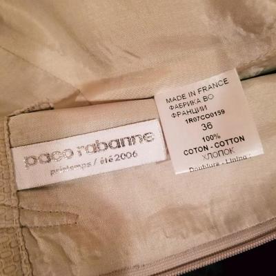 Paco Rabanne Couture Runway dress  printemp/ete 2006 Iconic metal detail