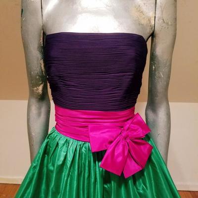 Vtg Haute Couture Rare Nina Ricci Paris $7,600 Red Carpet Gown