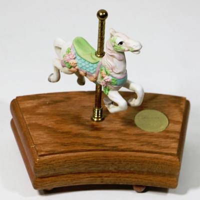 A Carousel Romance Music Box - Legends of the Rose