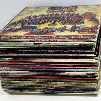 50 Old Vinyl Records Lot - LP's - lot 41025