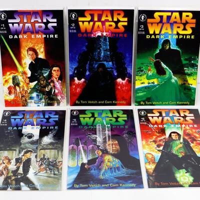 Star Wars Dark Empire Comics - Complete #1-6 Mini Series Dark Horse Comics