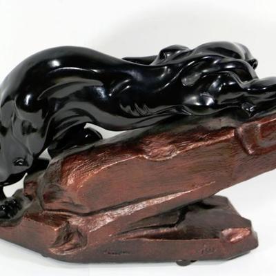 Stalking Panther by Austin Productions Music Box Retired 1994 - 15