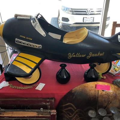 Vintage Yellow Jacket Special Edition Pedal Plane PICK UP ONLY (Item 2006)