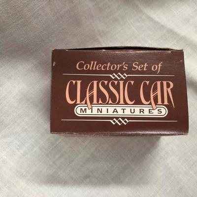 Collector's Set of Classic Car Miniatures (Item 2024)
