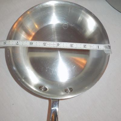 Lot 79: All Clad Stainless Cookware with Stock Pot, etc.