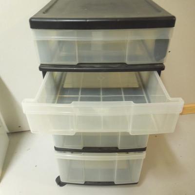 Lot 169: Plastic Rolling Storage Cart 