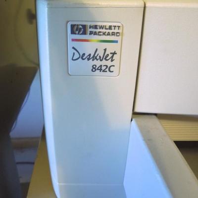 Lot 150: Dell Dimensions Desk Top Computer, Acer Monitor, Deskjet Printer etc