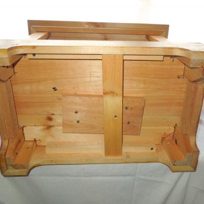 Lot 35 A:  Natural Pine Night Stand or Side Table # 2