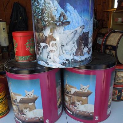 Lot 228: Large Group Collectible Advertisment Tins x 27