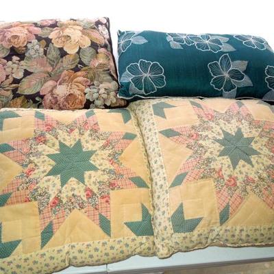 Lot 243: Four Vintage Decorative Pillows