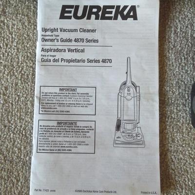Lot 99: Eureka Boss 4870 Upright Vac and Attachments