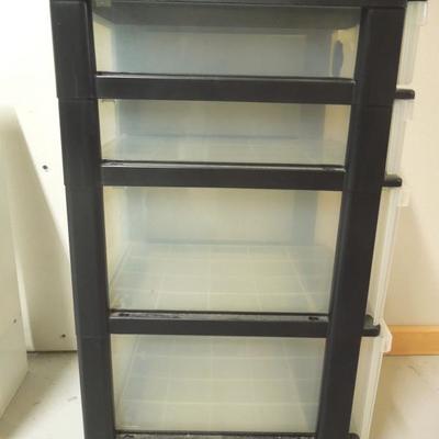 Lot 169: Plastic Rolling Storage Cart 