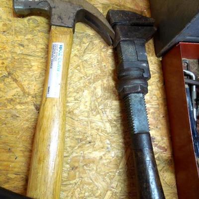 Lot 199: Vintage Craftsman Metal Box Full of Automotive Tools etc