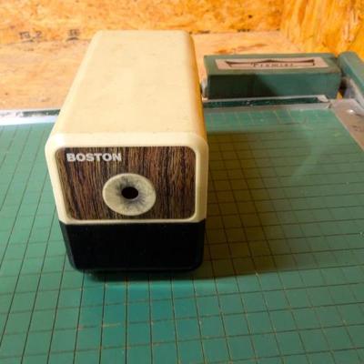 Lot 197: Vintage Paper Cutter and Pencil Sharpener