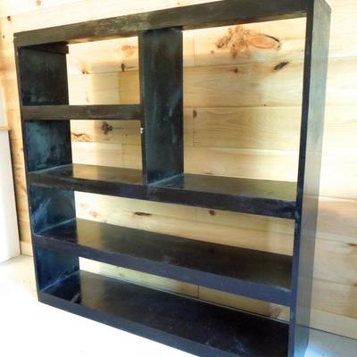 Lot 139: Black Book Case Cubicle Compartment or Display Shelf