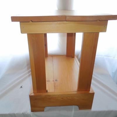 Lot 36: Natural Pine Night Stand #1