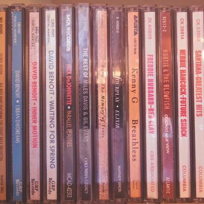 Lot 37: Fifty Four (54) Jazz CD's and 3 Classic DVDs