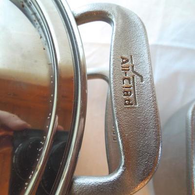 Lot 79: All Clad Stainless Cookware with Stock Pot, etc.