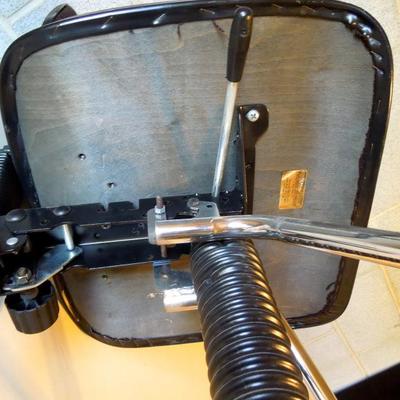 Lot 160: Hamilton Office Drafting Table Workbench with Adjustable Swivel Chair