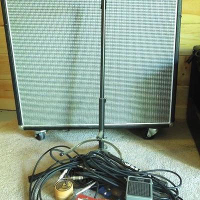 Lot 132: Guitar Stand, Hosa FSC-501 Footswitch and More