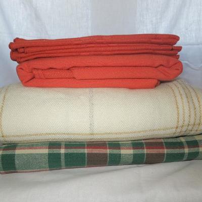 Lot 8: Group of 3 Holiday Tablecloths