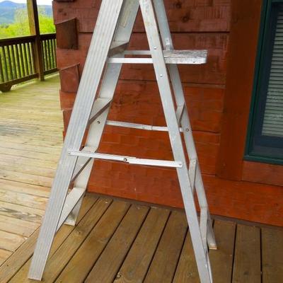 Lot 246: Aluminum 6 Foot Folding Stepladder