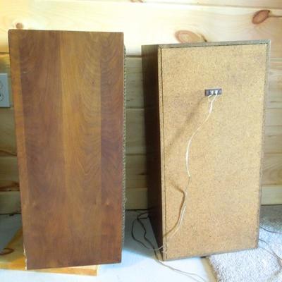 Lot 137: Cabinet Stereo Speakers